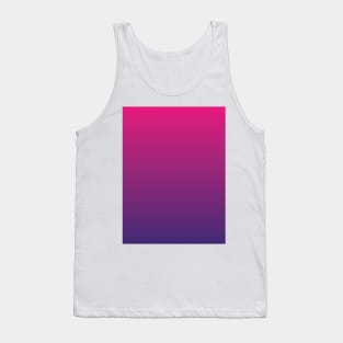 Magenta Pink to Dark Purple Ombre Fade Sunset Gradient Tank Top